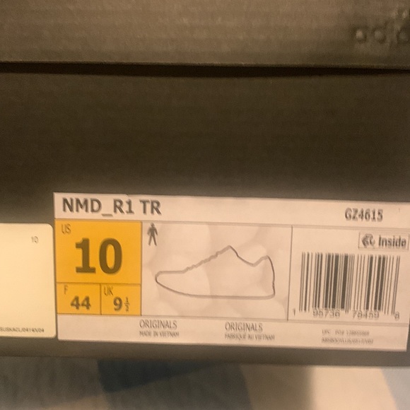 New MEN'S ADIDAS ORIGINALS NMD RI TR RUNNING SHOES size 10 - Picture 8 of 10
